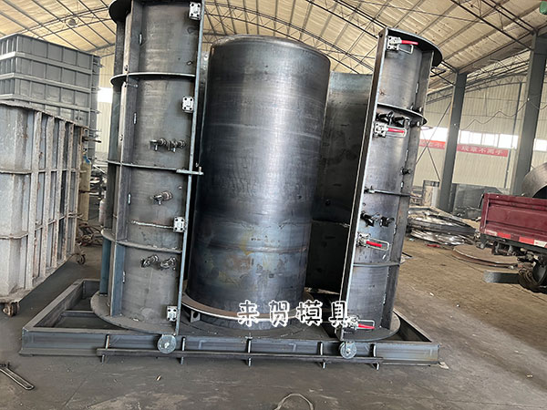 1800mm污水檢查井模具施工成功，超級牛逼技術全程記錄！